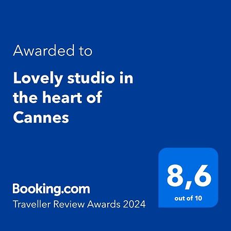 Lovely Studio In The Heart Of Cannes Exterior foto